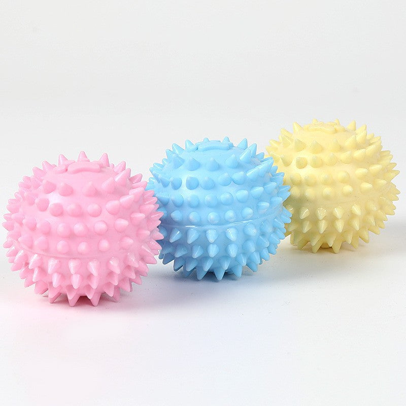 KFX-3535037 Cotton Rope Dog Chew Toy - Multi-Color Textured Design for Clean Teeth