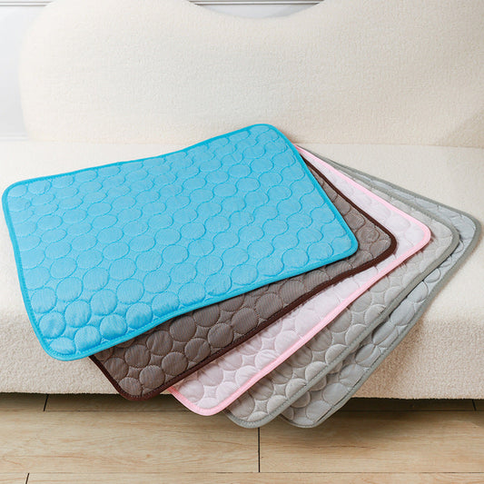 KFX-3538237 Cooling Cushion for Dogs and Cats - Ice Silk Pad in Multiple Colors and Sizes