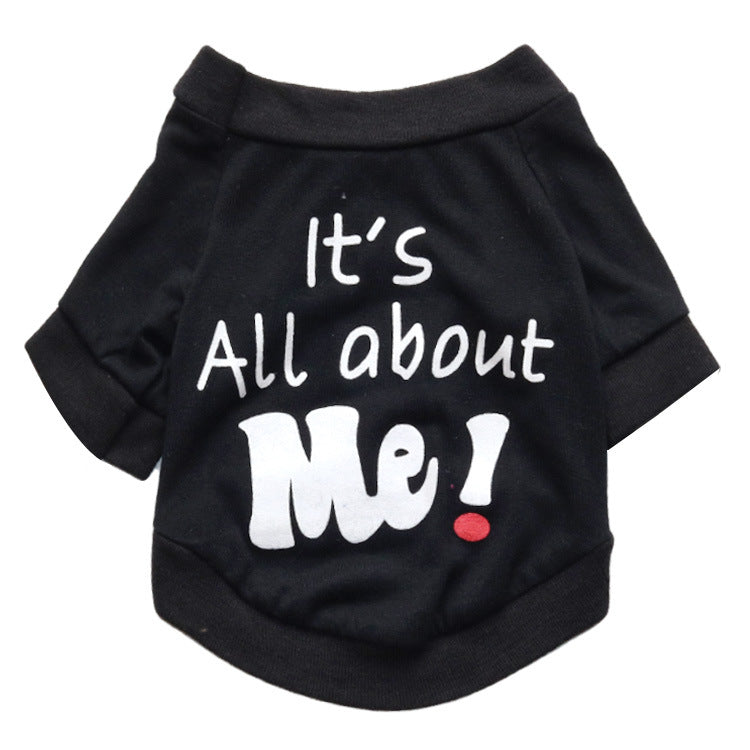 KFX-3538365 Monogrammed Cotton T-Shirts for Pets in Various Sizes