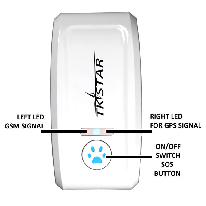 KFX-3539645 GPS Tracker for Pets with Real-Time Location Tracking and Geofence Alerts