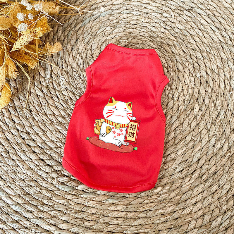 KFX-3540541 Casual Polyester Vest for Pets - Available in Sizes XS to XXL