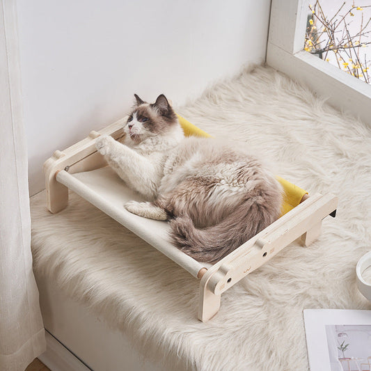 KFX-3541437 Solid Wood Removable and Washable Pet Bed for Cats and Dogs - Four Seasons Universal Design