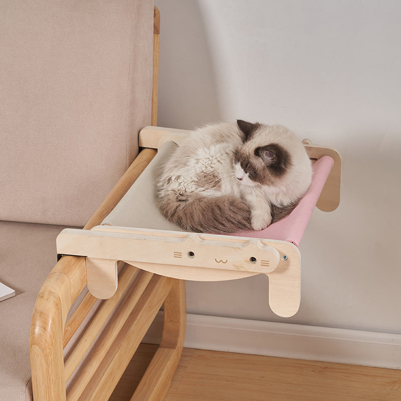 KFX-3541437 Solid Wood Removable and Washable Pet Bed for Cats and Dogs - Four Seasons Universal Design