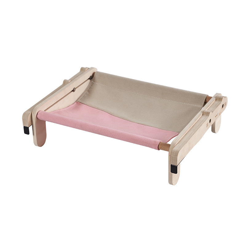 KFX-3541437 Solid Wood Removable and Washable Pet Bed for Cats and Dogs - Four Seasons Universal Design