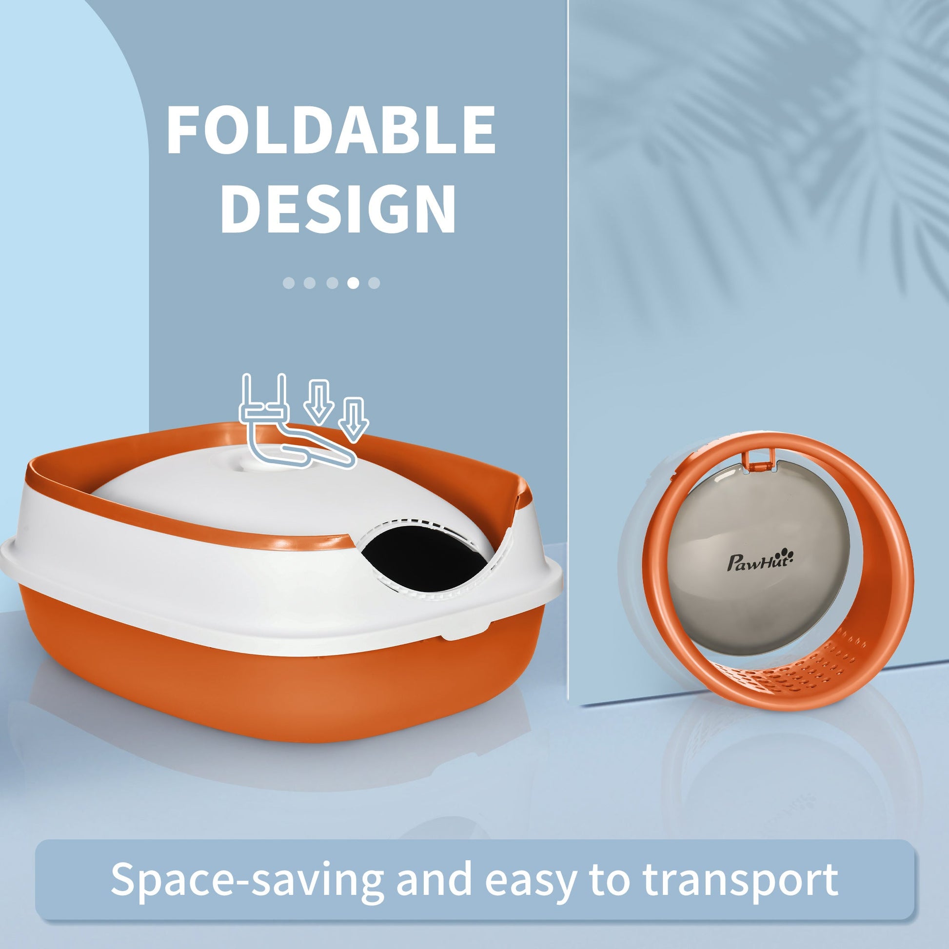 KFX-3545405 Dome Covered Cat Litter Box with Privacy Lid and Air Freshener