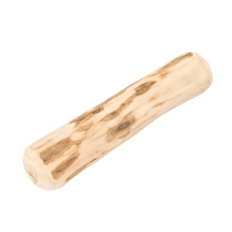 KFX-3548349 Natural Wood Dog Chew Toy - Durable Nibbling Toy for Small to XL Pets, Sizes XXS to XXL