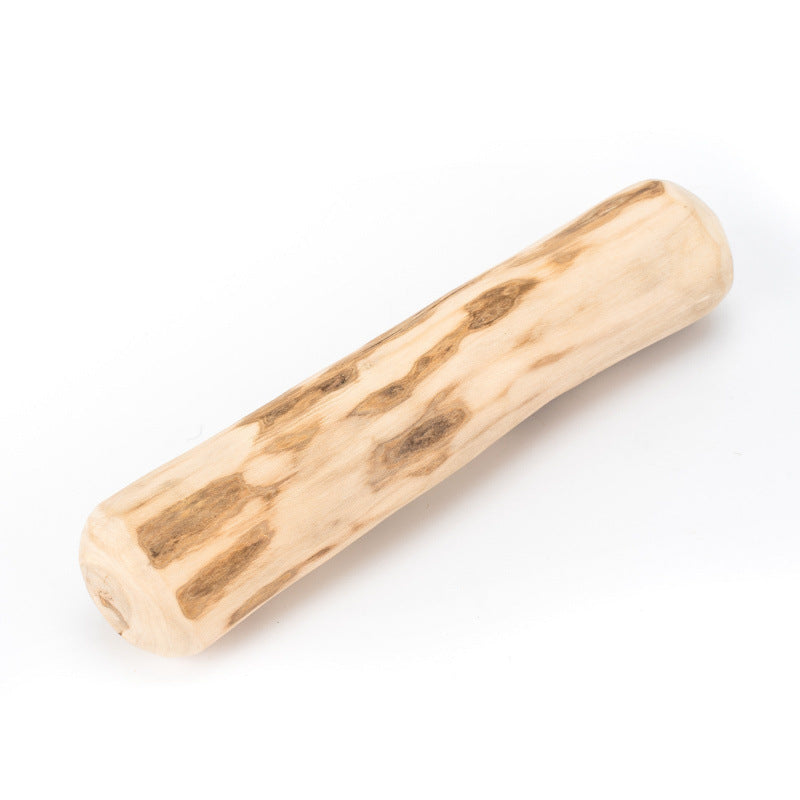 KFX-3548349 Natural Wood Dog Chew Toy - Durable Nibbling Toy for Small to XL Pets, Sizes XXS to XXL