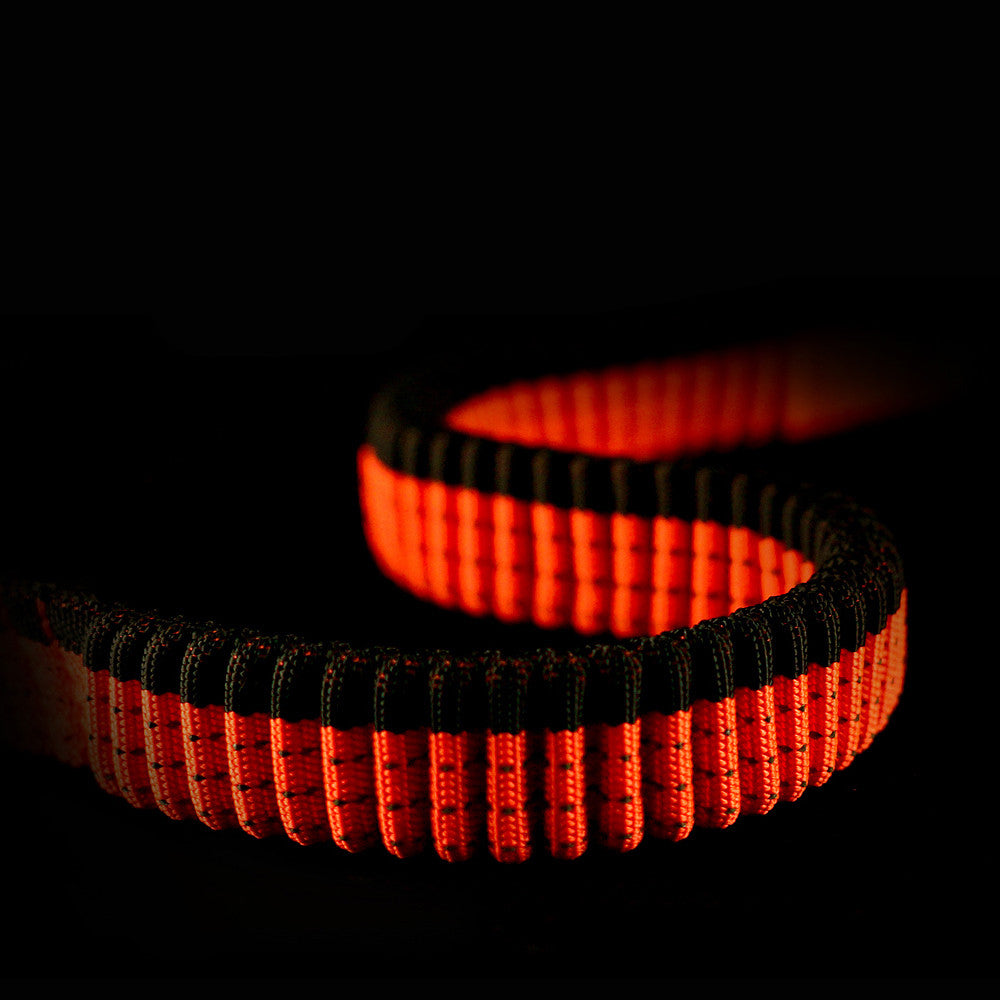 KFX-3548989 Adjustable Nylon Dog Chest Strap with Leash - Orange and Green Options, Various Sizes Available