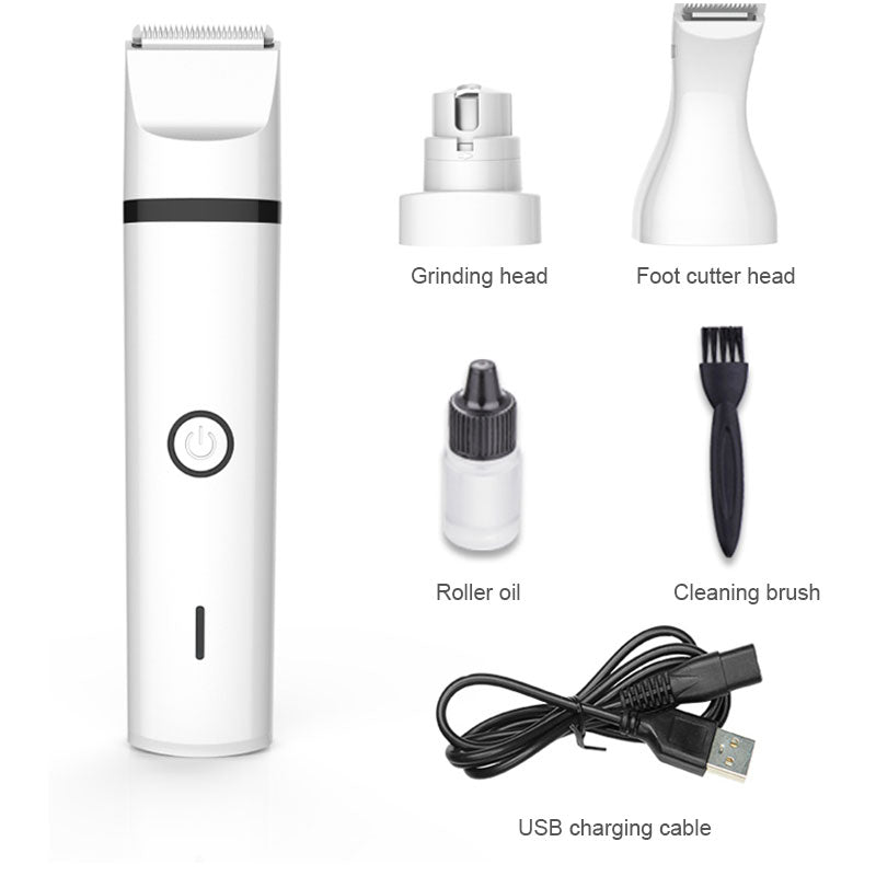 KFX-3551293 G12 Pet Hair Clipper with Nail Grinding Head and USB Charging Cable