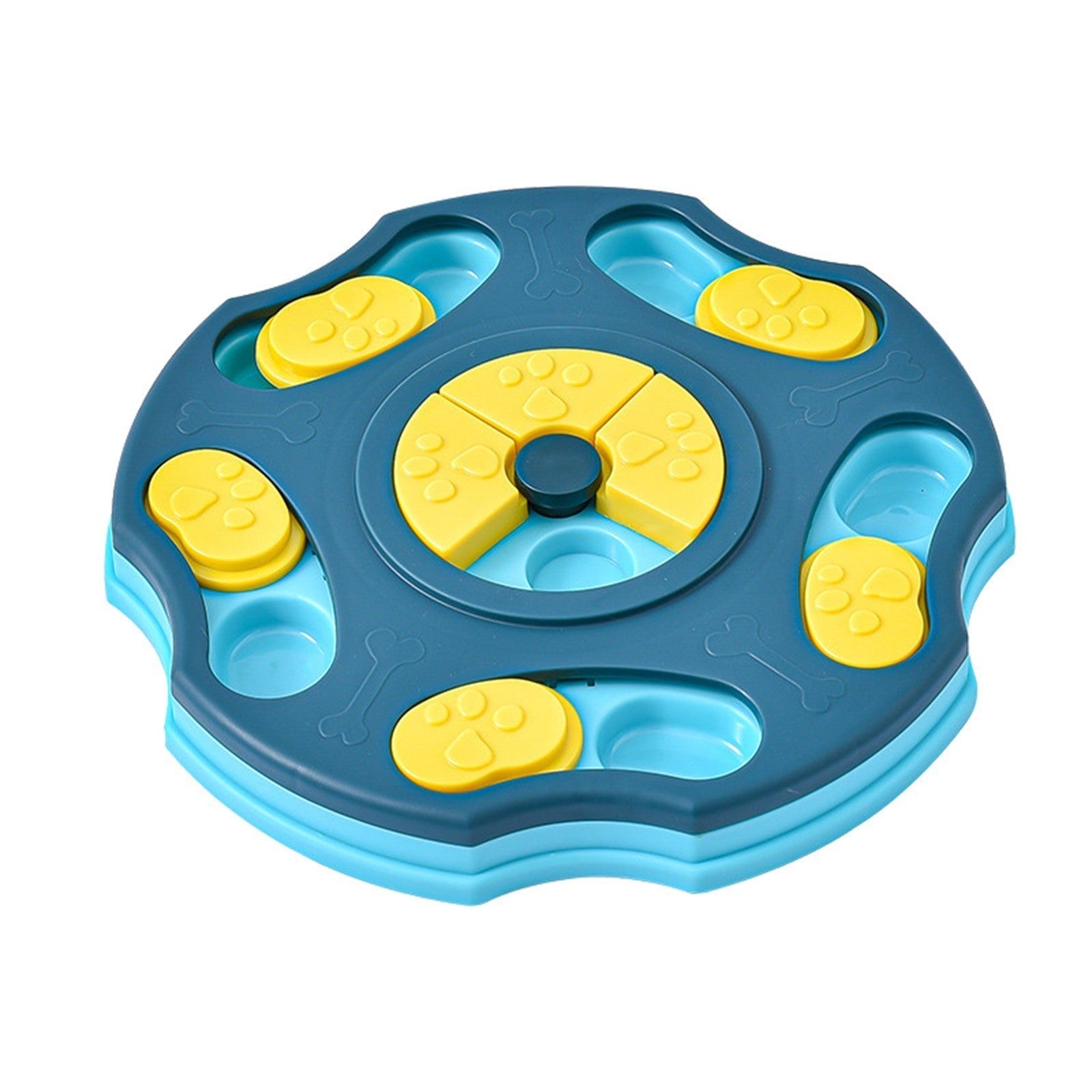 KFX-3552957 Interactive Dog Food Puzzle Bowl - Multifunctional Feeder for Intelligent Eating and Slow Feeding