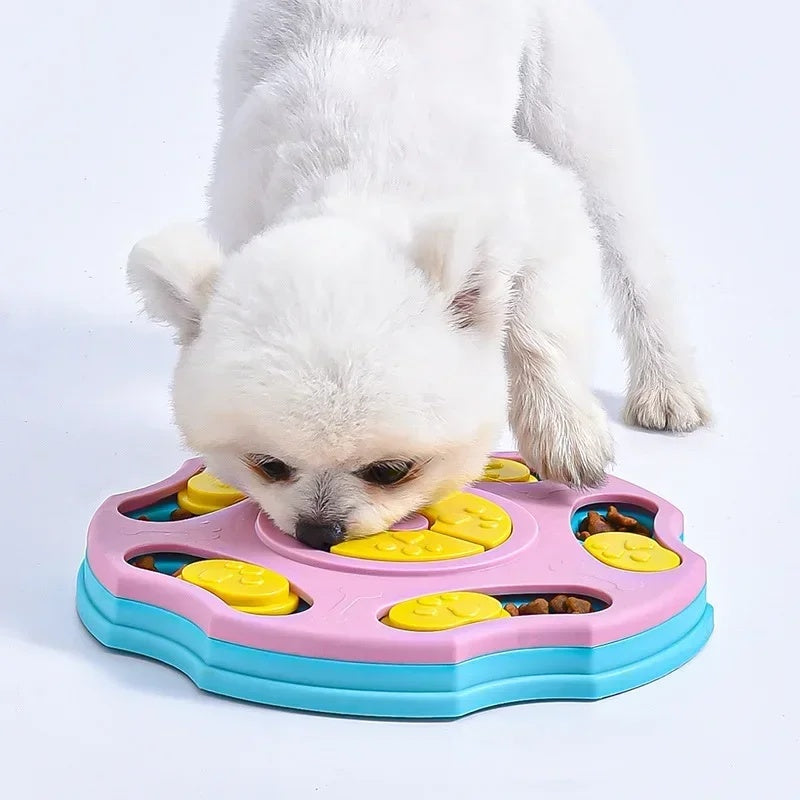KFX-3552957 Interactive Dog Food Puzzle Bowl - Multifunctional Feeder for Intelligent Eating and Slow Feeding