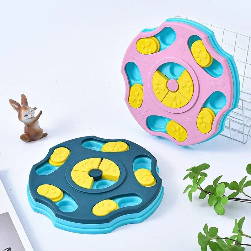 KFX-3552957 Interactive Dog Food Puzzle Bowl - Multifunctional Feeder for Intelligent Eating and Slow Feeding