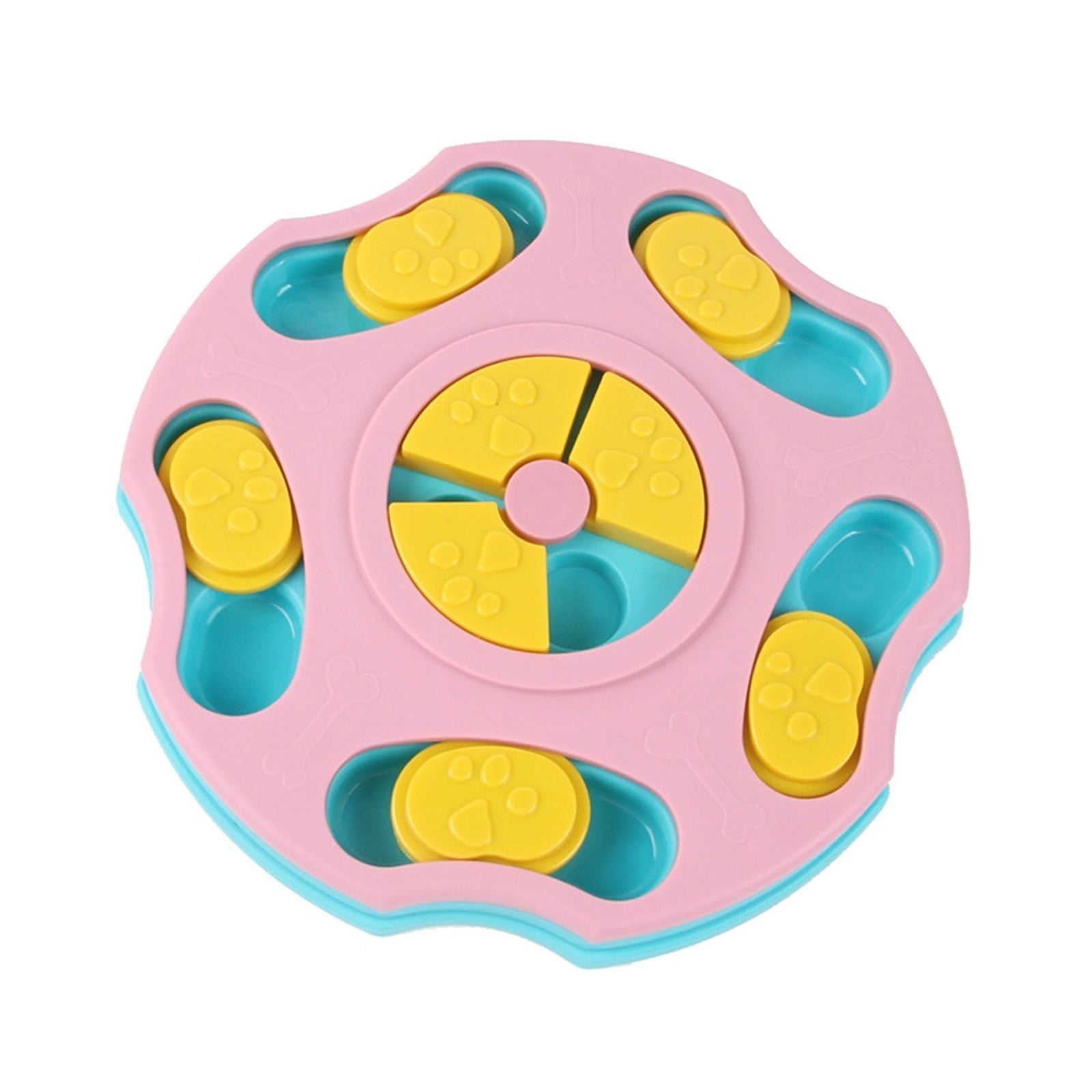 KFX-3552957 Interactive Dog Food Puzzle Bowl - Multifunctional Feeder for Intelligent Eating and Slow Feeding