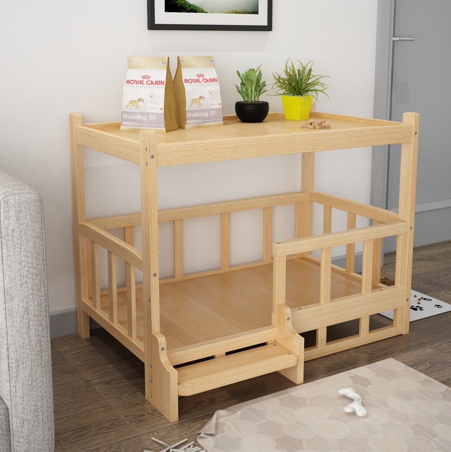 KFX-3554109 Integrated Nightstand Dog Bed with Stylish Cushion Options