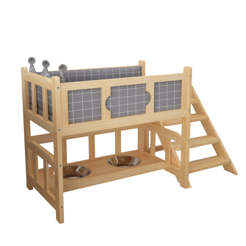 KFX-3554109 Integrated Nightstand Dog Bed with Stylish Cushion Options