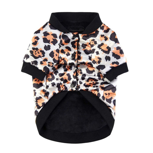 KFX-3555133 Quilted Corgi Coat for Autumn and Winter, Cotton Filling, Sizes S to 3XL