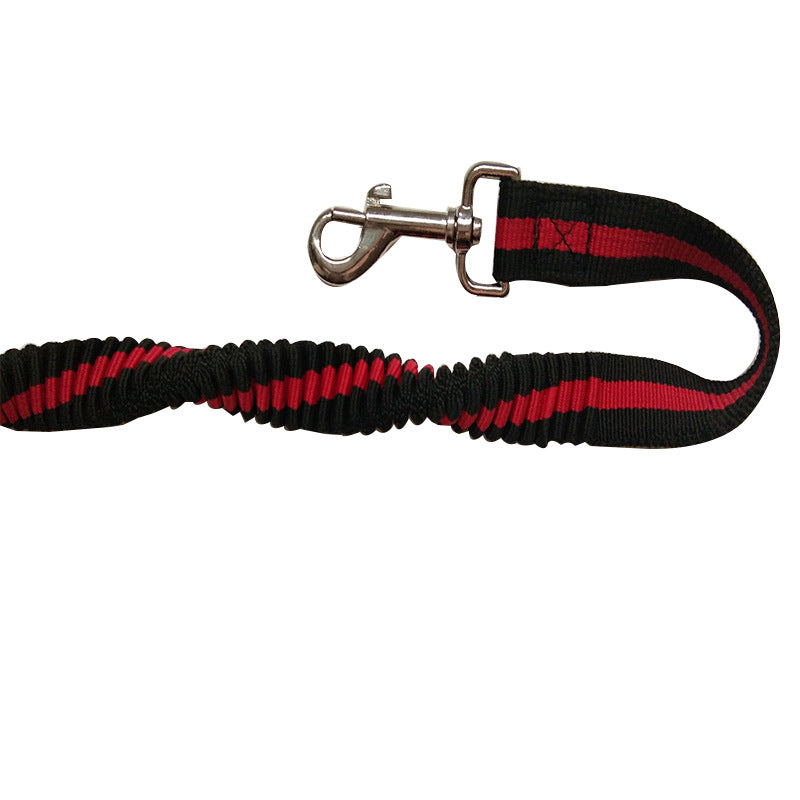 KFX-3555261 Elastic Telescopic Dog Traction Rope in Multiple Colors - Durable Nylon, 130CM Length