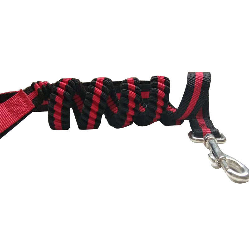 KFX-3555261 Elastic Telescopic Dog Traction Rope in Multiple Colors - Durable Nylon, 130CM Length