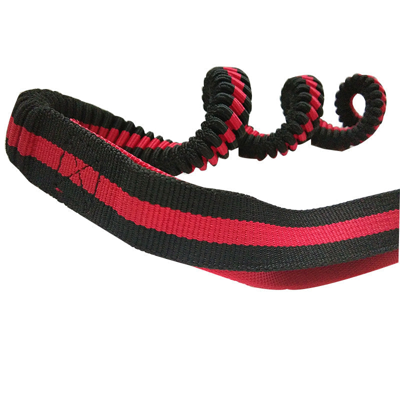 KFX-3555261 Elastic Telescopic Dog Traction Rope in Multiple Colors - Durable Nylon, 130CM Length