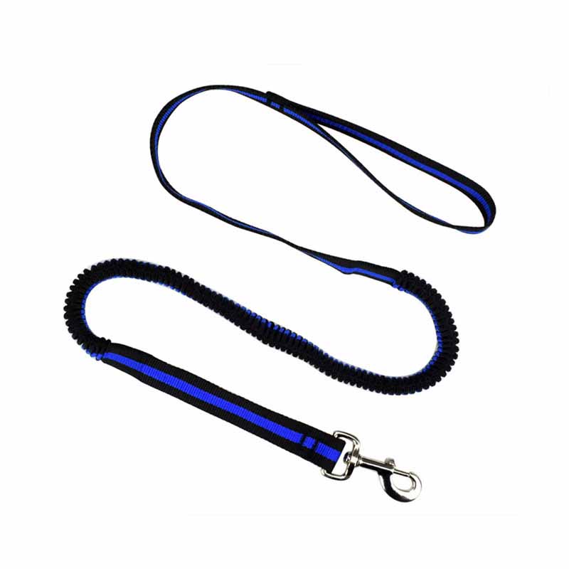 KFX-3555261 Elastic Telescopic Dog Traction Rope in Multiple Colors - Durable Nylon, 130CM Length