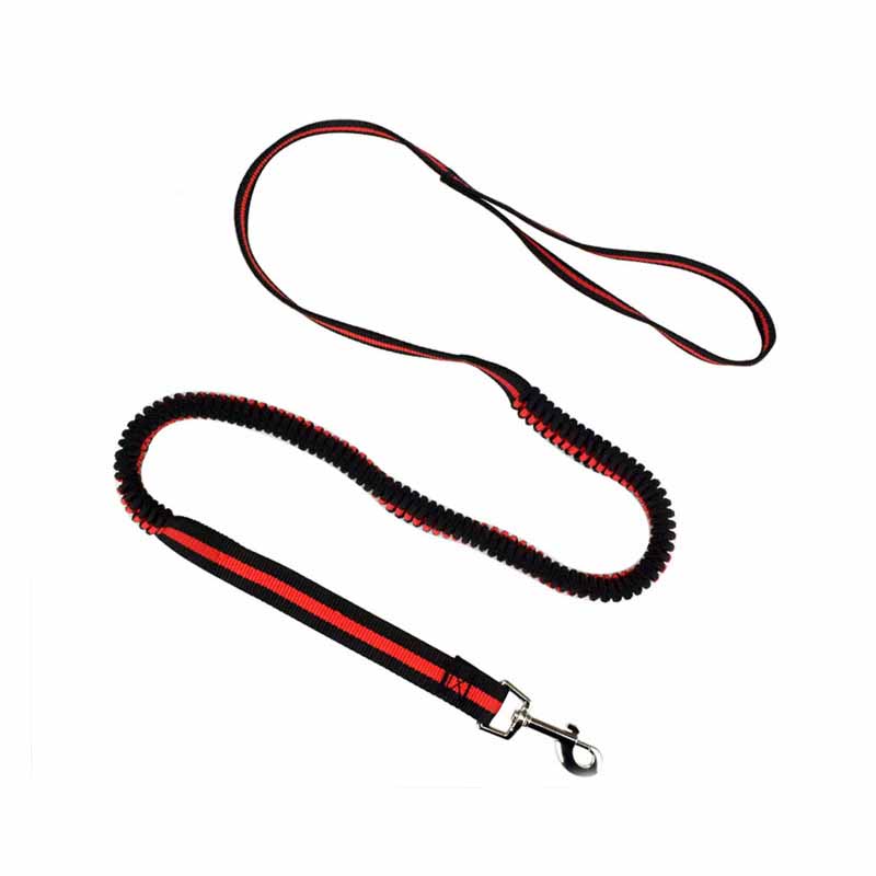 KFX-3555261 Elastic Telescopic Dog Traction Rope in Multiple Colors - Durable Nylon, 130CM Length