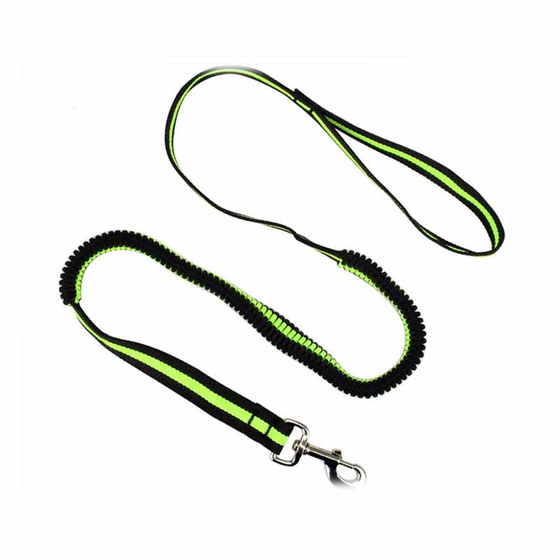 KFX-3555261 Elastic Telescopic Dog Traction Rope in Multiple Colors - Durable Nylon, 130CM Length
