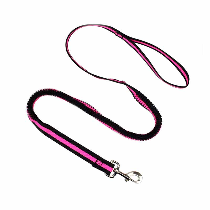 KFX-3555261 Elastic Telescopic Dog Traction Rope in Multiple Colors - Durable Nylon, 130CM Length