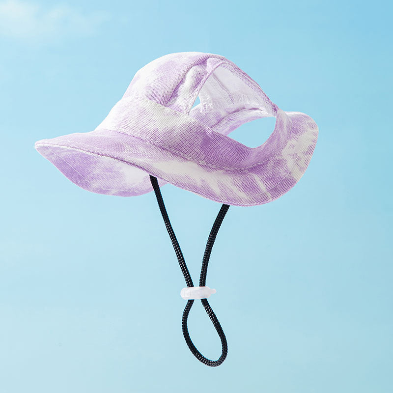 KFX-3556029 Cute Anti-Fall Pet Hat with Leaking Ears for All Seasons - Multiple Sizes Available