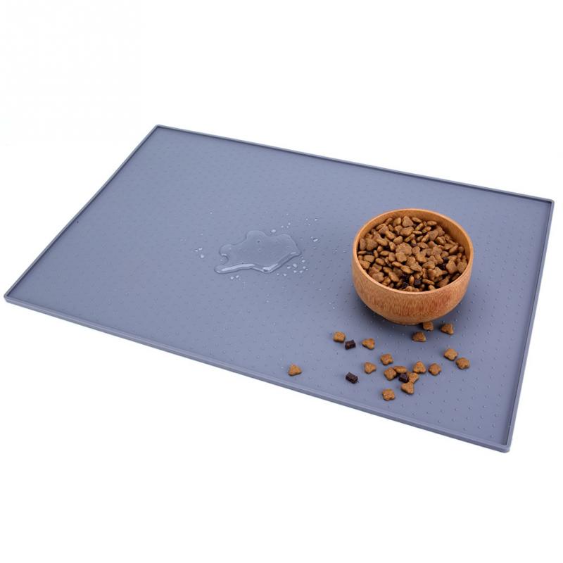 KFX-3557309 Pet Feeding Mat - Non-Toxic, Anti-Slip, Durable & Flexible Design for Cats and Dogs