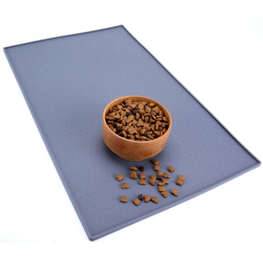 KFX-3557309 Pet Feeding Mat - Non-Toxic, Anti-Slip, Durable & Flexible Design for Cats and Dogs