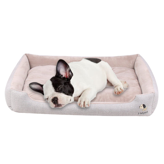 KFX-3559485 Four Seasons General Autumn and Winter Pet Mat - Soft Flax and Velvet, Multiple Sizes and Colors Available