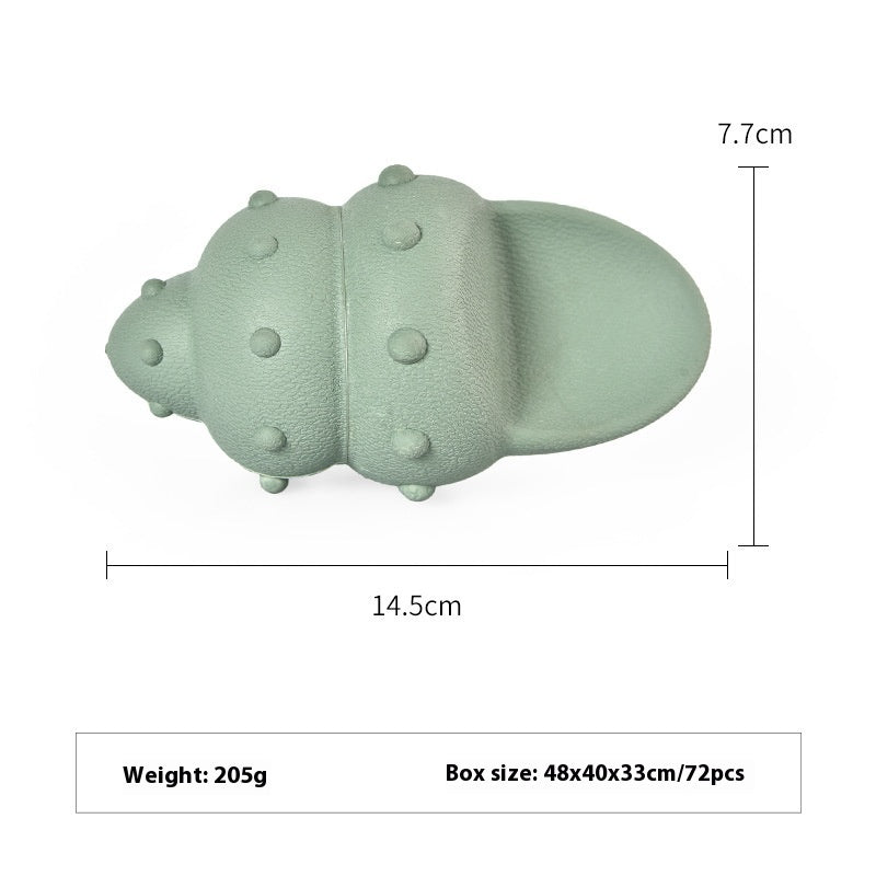 KFX-3562045 Deep Sea Shark Rubber Dog Toy - Colorful Ocean-Themed Pet Chew Toy