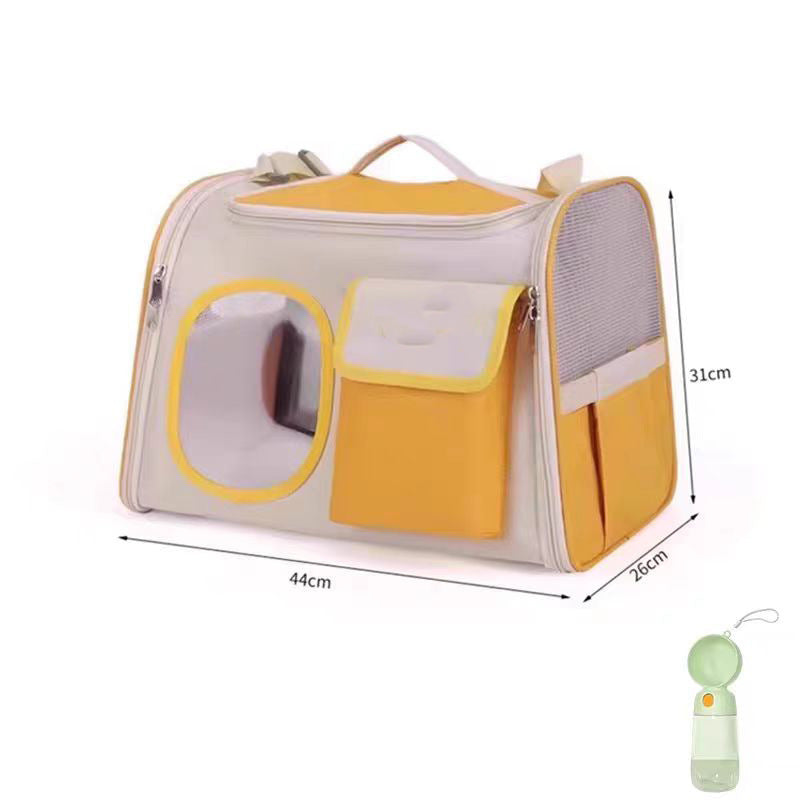 KFX-3563453 Breathable Foldable Large Capacity Pet Carrier Bag for Travel