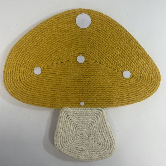 KFX-3567165 Mushroom-Themed Cat Scratching Post for Playful Cats and Kittens