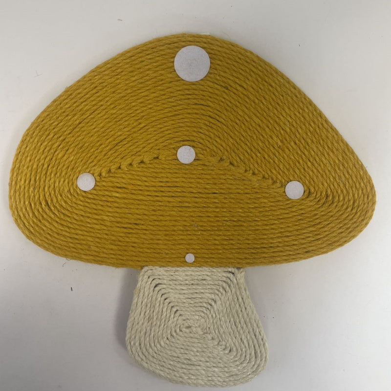 KFX-3567165 Mushroom-Themed Cat Scratching Post for Playful Cats and Kittens