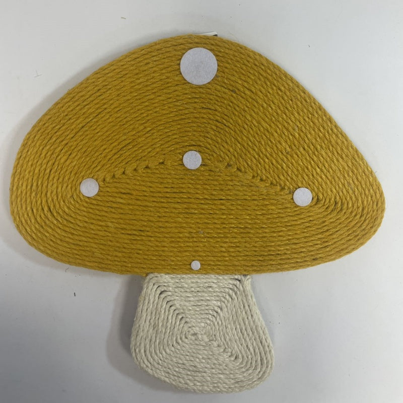 KFX-3567165 Mushroom-Themed Cat Scratching Post for Playful Cats and Kittens