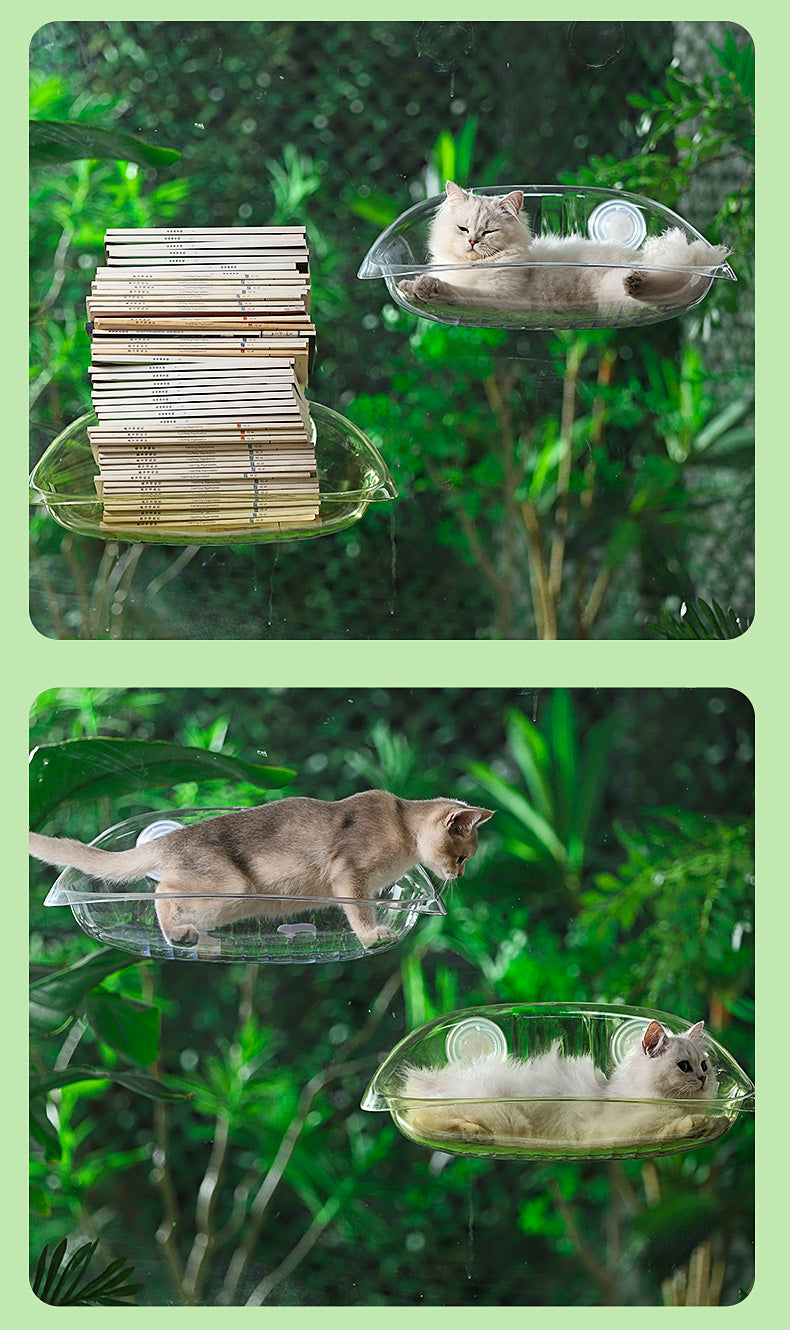 KFX-3568573 Universal Cat Climbing Frame with Window Suction for Indoor Cat Hanging Bed and Hammock