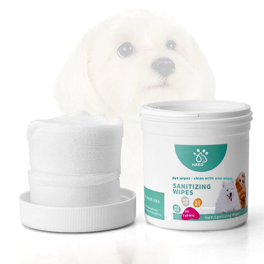 KFX-3568829 Pet Wipes for Gentle Cleaning of Eyes, Ears, and Body - 150 Count Non-Woven Fabric