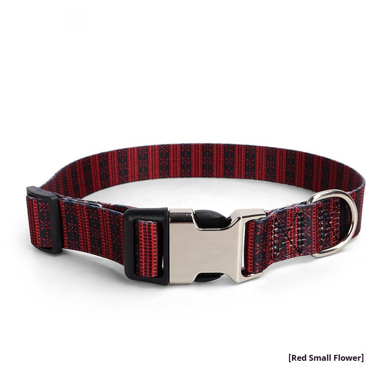KFX-3568957 Thickened Digital-Print Pet Collar in Various Patterns and Sizes