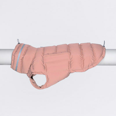 KFX-3571389 Thickened Thermal Vest for Dogs - 100% Recycled Polyester, Available in Dark Gray and Pink