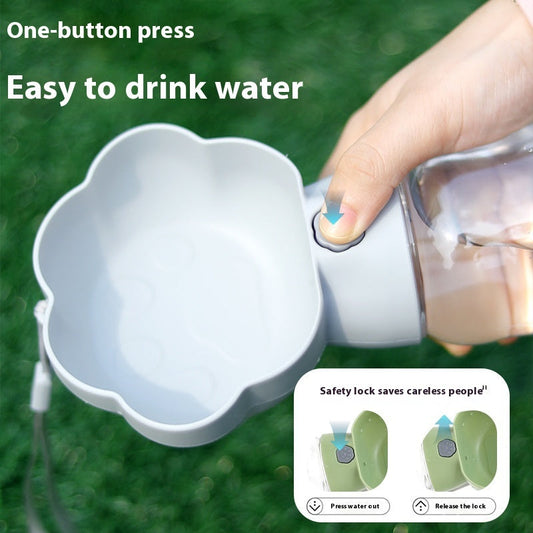 KFX-3572797 Portable Pet Water Bottle for Dogs - 380ml Capacity in Various Colors