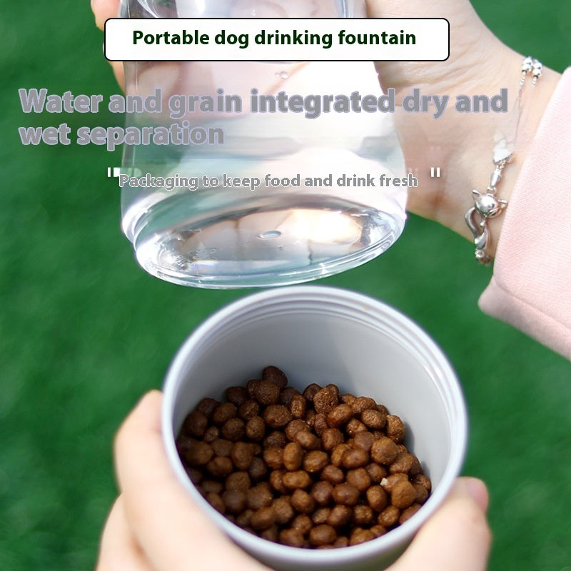 KFX-3572797 Portable Pet Water Bottle for Dogs - 380ml Capacity in Various Colors