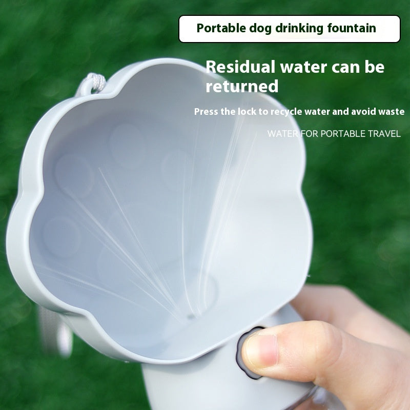 KFX-3572797 Portable Pet Water Bottle for Dogs - 380ml Capacity in Various Colors