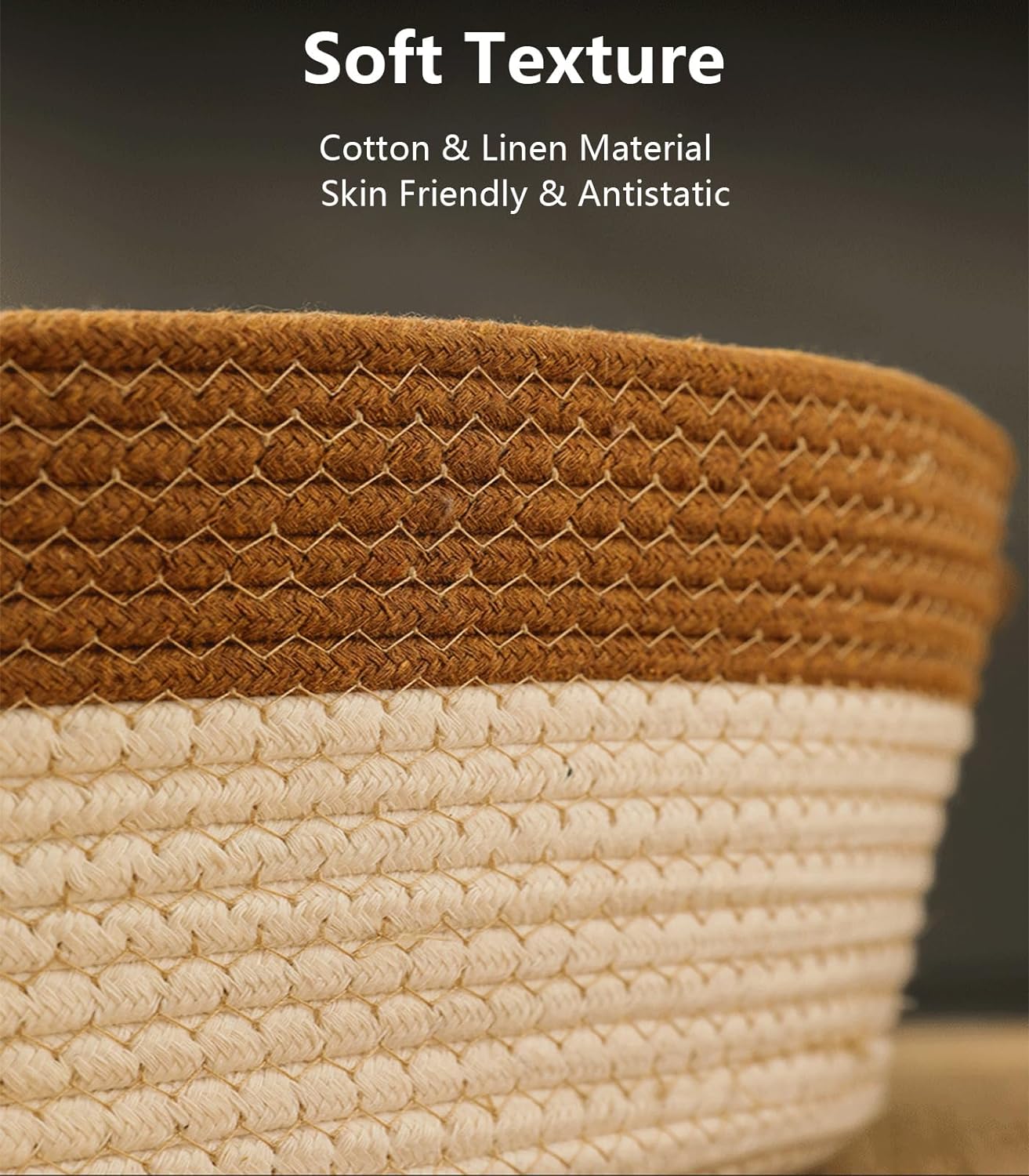 KFX-3574205 Hand Woven Cat Bed with Toy Tail - Natural Cotton and Linen, Breathable Indoor Mat for Small Breeds