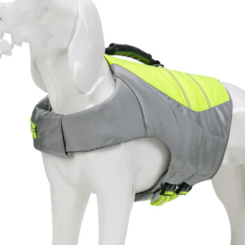 KFX-3574333 Reflective Safety Life Jacket for Dogs - High-Density Oxford Cloth, Multiple Sizes Available