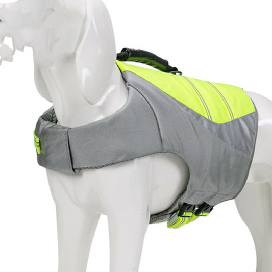 KFX-3574333 Reflective Safety Life Jacket for Dogs - High-Density Oxford Cloth, Multiple Sizes Available