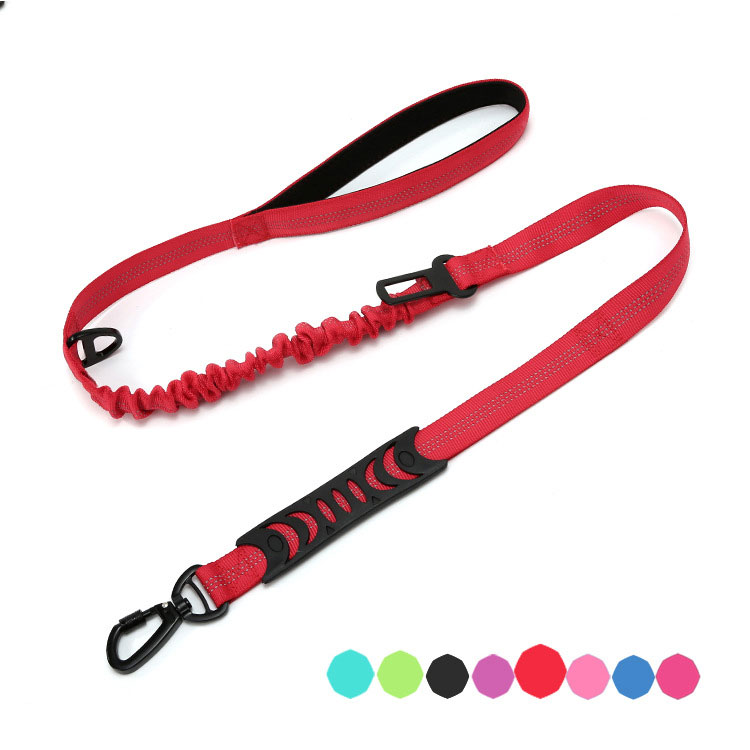 KFX-3576509 Explosion-proof Elastic Dog Leash with Reflective Design - Scalable Nylon Construction, Multiple Color Options