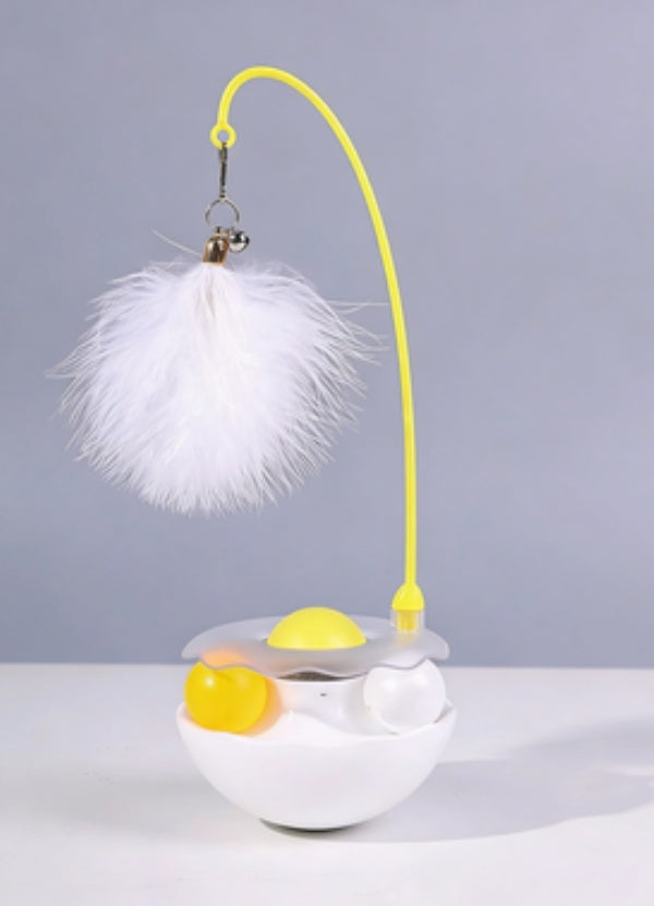 KFX-3577533 Inverted-Stand Mint Ball Toy with Bell for Cat Entertainment and Boredom Relief