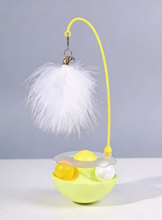KFX-3577533 Inverted-Stand Mint Ball Toy with Bell for Cat Entertainment and Boredom Relief