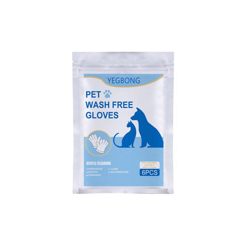 KFX-3578301 Pet Disposable Gloves - 6 Pack Non-woven Aluminum Foil Design, Ideal for Cat Care